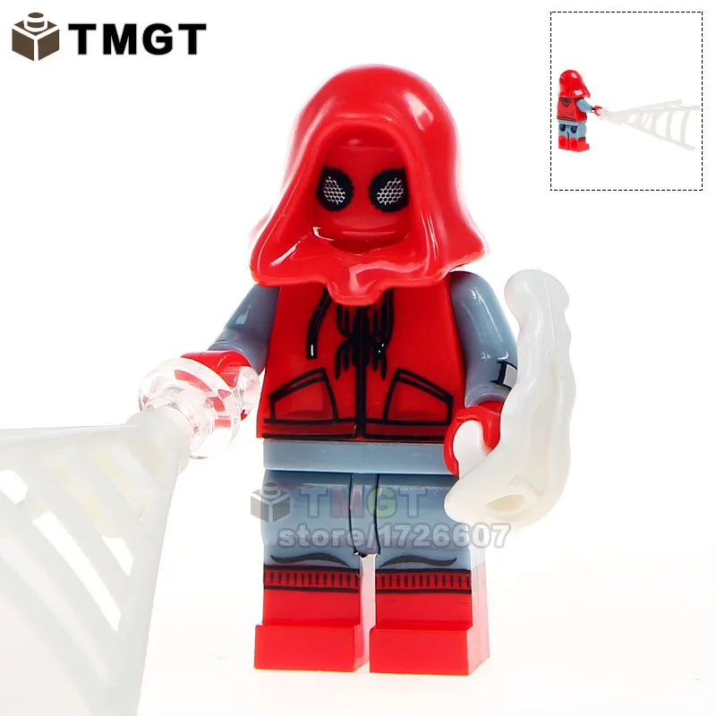 

TMGT Building Blocks Single Sale XH769 Spiderman Shocker Masked Robber Daredevil Bricks Super Heroes Children Gift Toys X0180