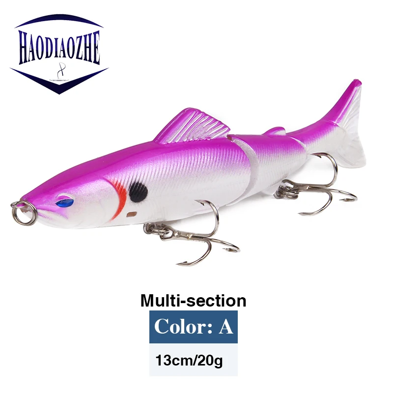 طعوم صيد سمك البلمة متعددة صوتها أقسام 13 سنتيمتر 20g الصلب الطعم الاصطناعي Crankbaits Pesca Wobblers المتداول بايك الكارب FishTools طعوم صيد سمك البلمة متعددة صوتها أقسام 13 سنتيمتر 20g الصلب الطعم الاصطناعي Crankbaits Pesca Wobblers المتداول بايك الكارب FishTools