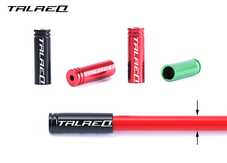 RISK 10pcs Aluminum Alloy Road Bike MTB Bicycle Hydraulic 5mm Brake Wire Cable Line End Cap 4mm Shift Cable End Cap Cover
