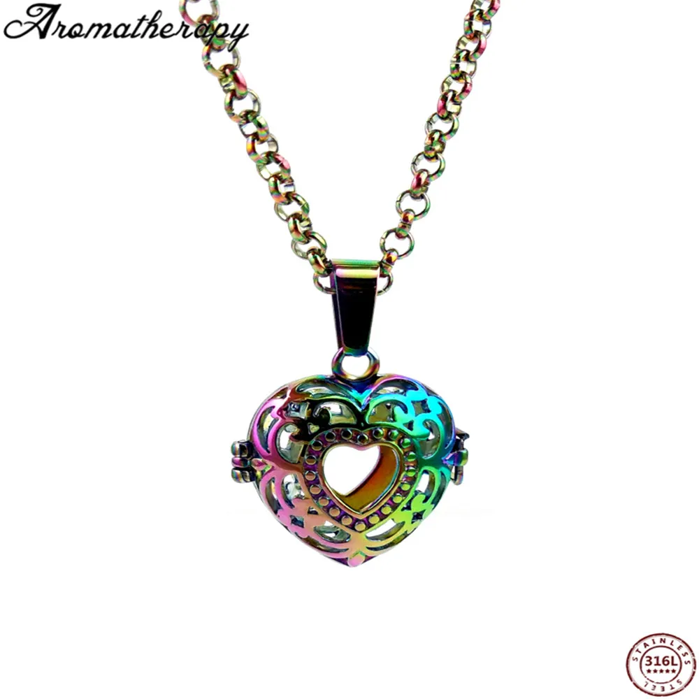 Cage aromatherapy necklace pendants (8)
