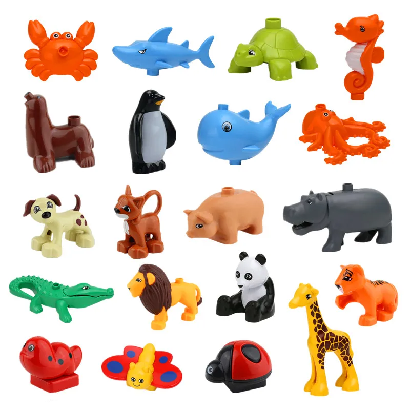Lego Duplo zoo 3 x punto animales elefante jirafa león bebés nuevo modelo
