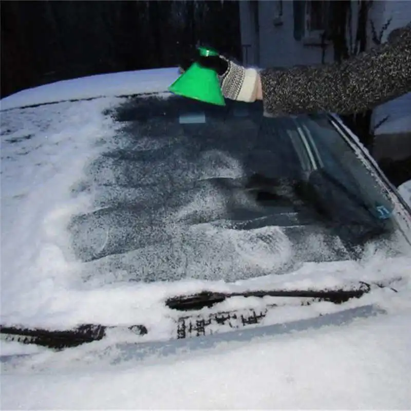 Remover Magic Shovel Cone Shaped Outdoor Winter Car Tool Snow Windshield Funnel Ice Scraper #2n27 (3)