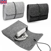 Felt Sleeve Bag Pouch for CHARGER / MOUSE Power Adapter Case Soft Bag Storage For Mac MacBook Air Pro Retina