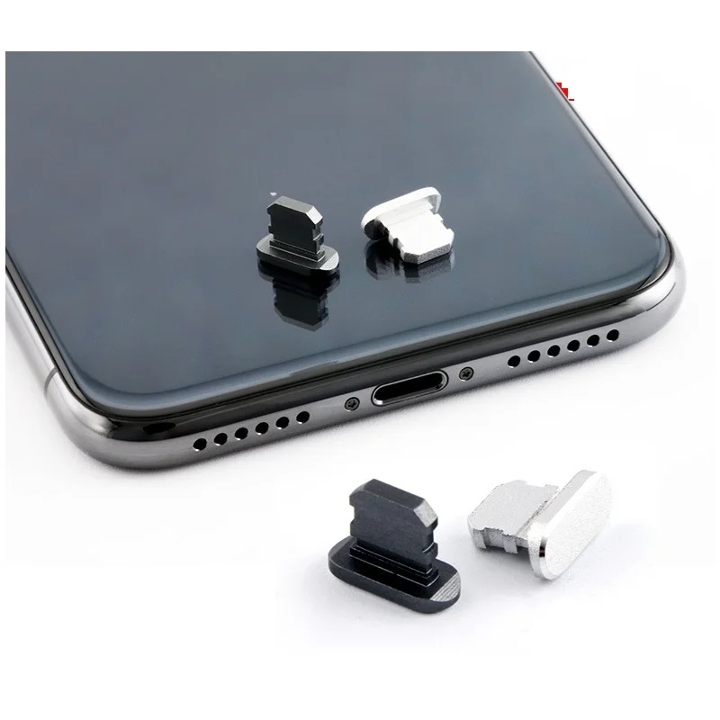 

Metal Dust plug Charging Port Dust Plug for iPhone 8 7 6 6S Plus Mini Dust Plug For iPhone 5 5s SE Phone Accessories