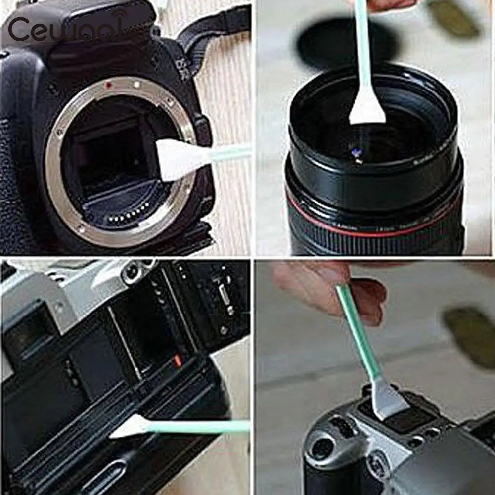 6 шт./компл. Сенсор протрите бар чистящее средство Swab CMOS CCD камера DSLR SLR мини-удобный Экран очки Сенсор очистки тампон