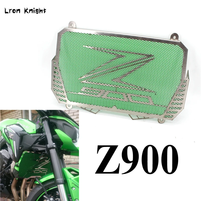 

Motorcycle Radiator Grille Guard Cover stainless steel For KAWASAKI Z900 Z 900 2017-2018 Motor Oil Water Cooler Protector