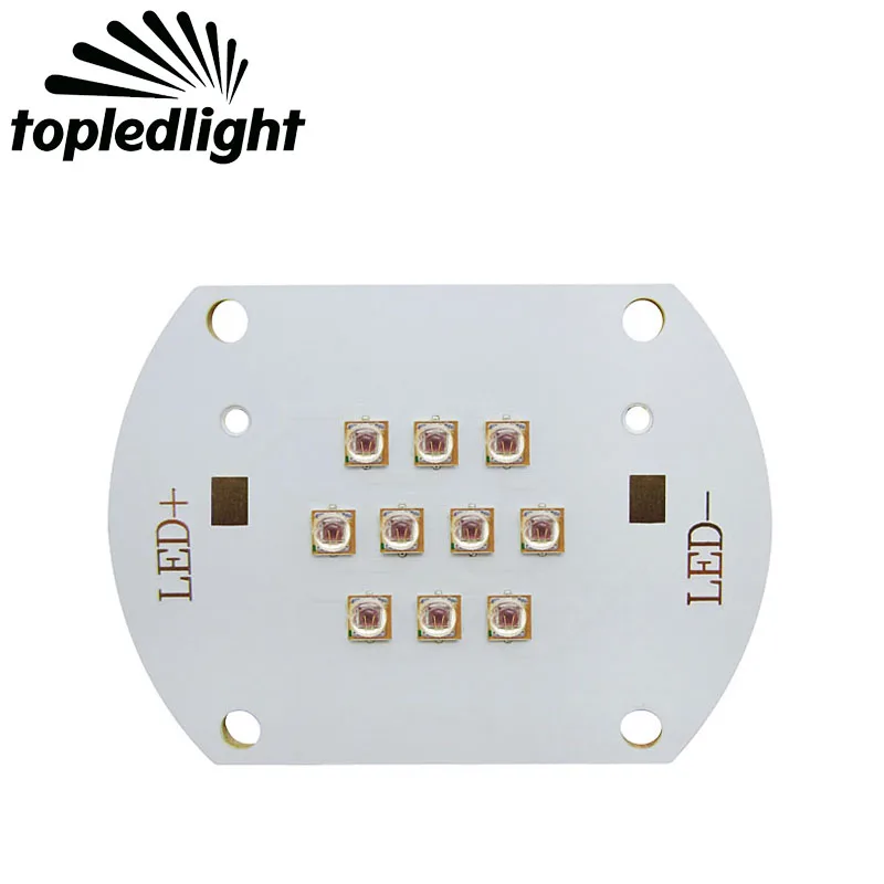 Topledlight Customize 30W Epileds 45MIL Led Red 620nm 625nm 22 28V 350