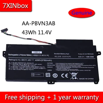 

7XINbox 43Wh 11.4V Genuine AA-PBVN3AB Laptop Battery For Samsung NP370R4E NP450R5E NP370R5E NP450R4E NP510R5E NP450R4V NP450R5V