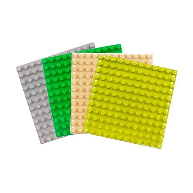 4pcs/lot! Original Wange Big Baby Blocks Baseplate 19.2*19.2cm 12*12 Particles Base Plate Compatible baby-brick : image 4pcs/lot! Original Wange Big Baby Blocks Baseplate 19.2*19.2cm 12*12 Particles Base Plate Compatible baby-brick