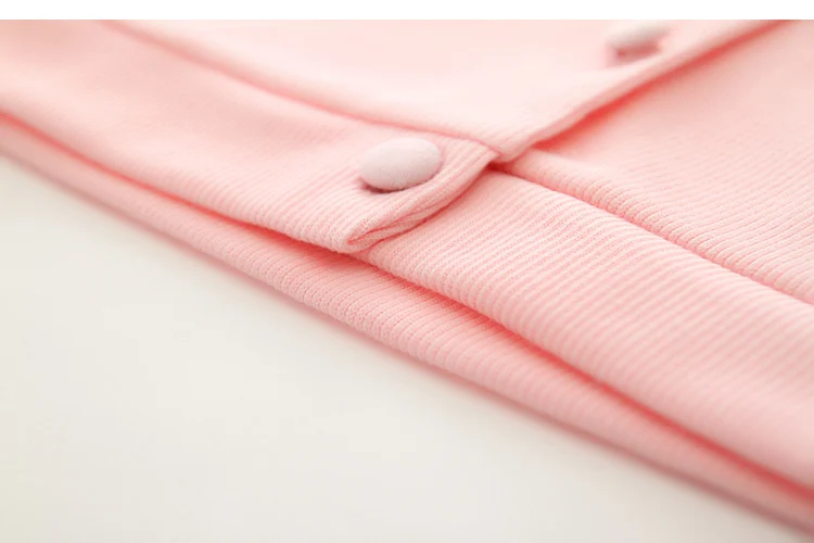 2018 Spring Autumn Fashion Cute Princess Elegant Child Baby Kids Girl Pure Solid Colour O Neck Lace Long Sleeve Cardigan Top (32)