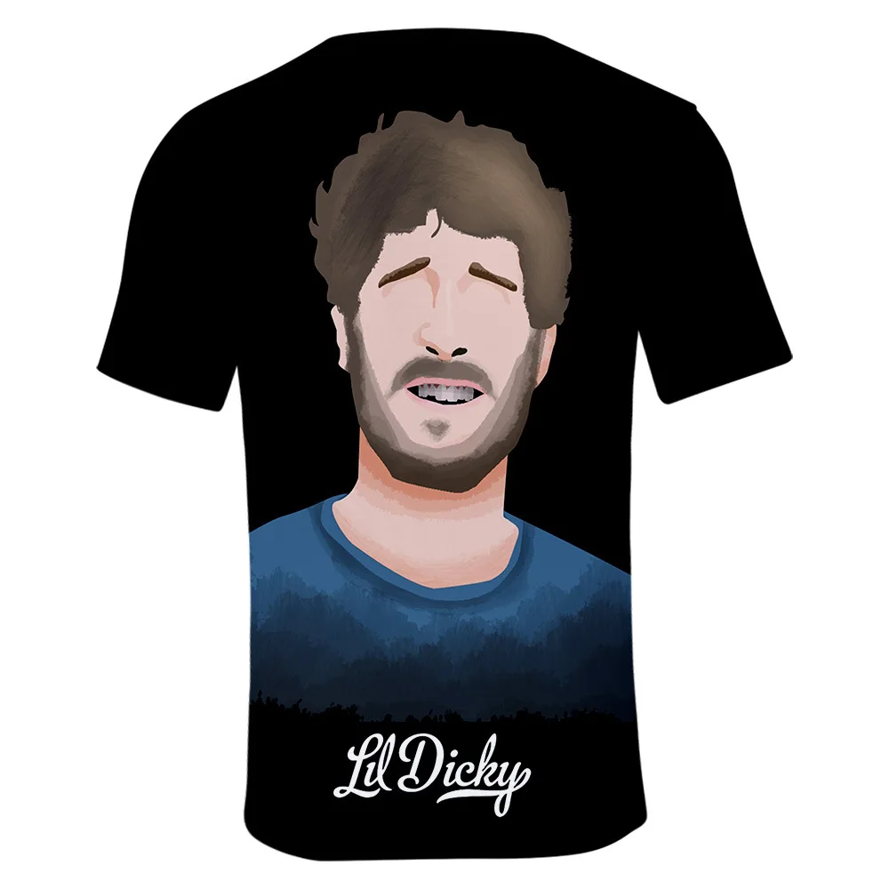 Футболка OLOME повседневные мужские футболки с 3D принтом Lil Dicky для детей от 4 до 12 лет футболки унисекс Детские топы для мальчиков-подростков