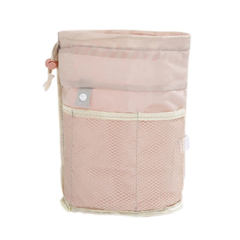 Путешествия Оксфорд полиэстер косметические разное цилиндрический Drawstring сумка для хранения с мини-сумка для путешествий Ванная комната дома