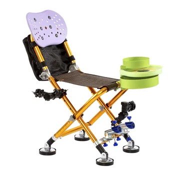 

Outdoor Anti Sway Fishing Chair Multifunctional Portable Folding Camping High Quailty Folding Chair Fishing Stool Article