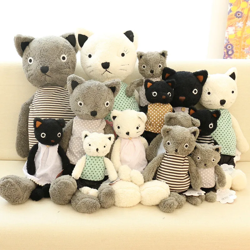 Cute Cats Plush Toy Doll Baby Girl Boys Birthday Gift Stuffed & Plush Animals 23cm/33/50cm Stuffed Doll Best Gifts For Kids