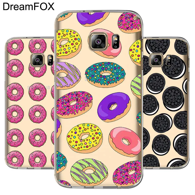 DREAMFOX L032 Candy Cake Soft TPU Silicone Case Cover For Samsung Galaxy Note S 7 8 9 10 10e 11 11e Lite Edge Plus |