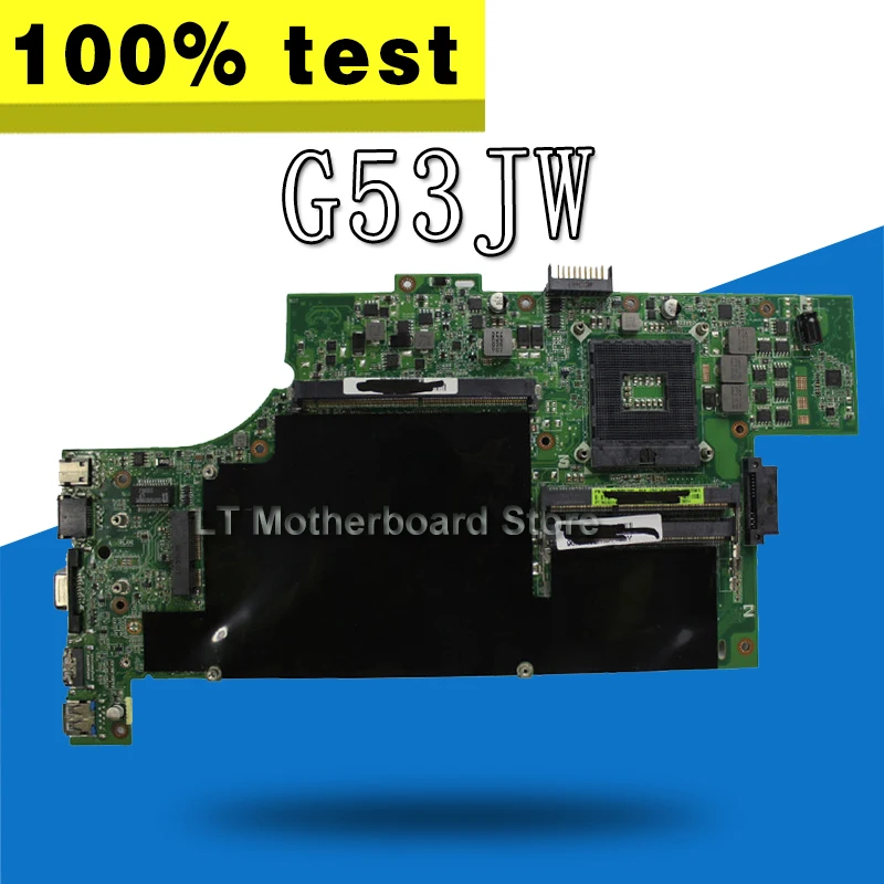 G53JW материнская плата 4 памяти для ASUS G53JW G53J Материнская плата ноутбука G53JW плата G53JW тест материнской платы 100% OK