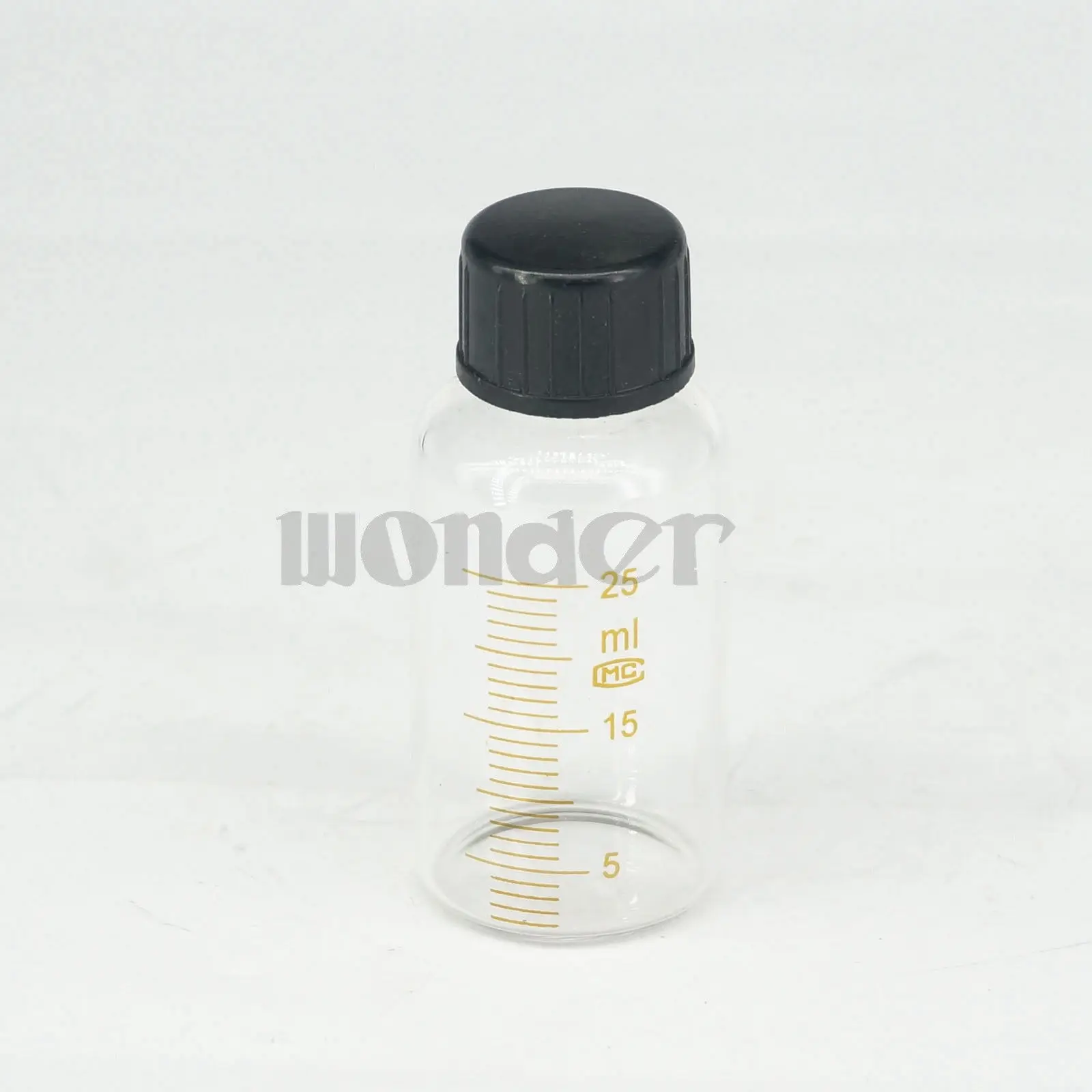 25ml Lab Glass Serum Bottle With Scale Line Screw Cap Reagent Sample | Канцтовары для офиса и дома