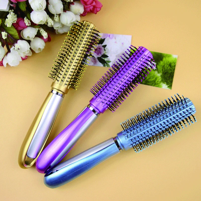 2018 Fashion Professional Portable Protective Curly Hair Comb Round