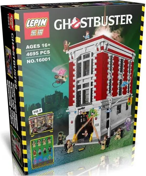 

LEPIN 16001 Architecture Creators 4695PCs Ghostbusters Firehouse Headquarters Building Block Puzzle Toys Compatible with Legoe