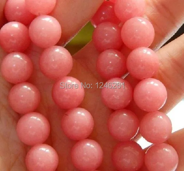 

10mm Pink Morganite Round Loose Beads AAA Accessory Parts Fashion Jewelry Making Semi-Precious Natural Stone 15" Wholesale Price