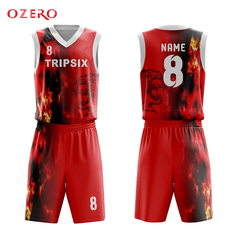 

new arrival advanced design basketball uniform in high quality