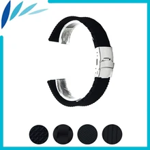 Silicone Rubber Watch Band 20mm 22mm for Amazfit Huami Xiaomi Smart Watchband Stainless Clasp Strap Wrist
