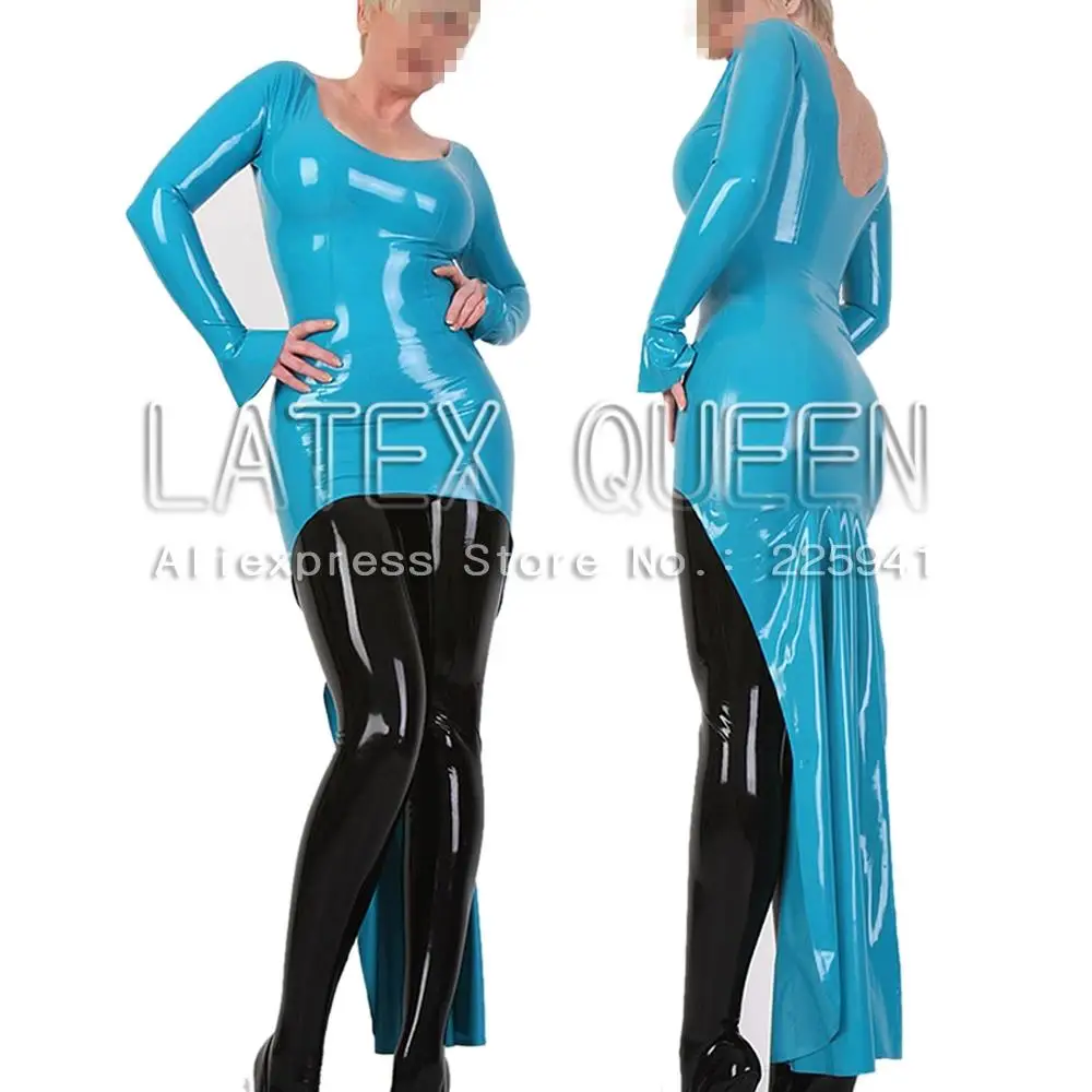 

hot sale soft natural latex rubber dress