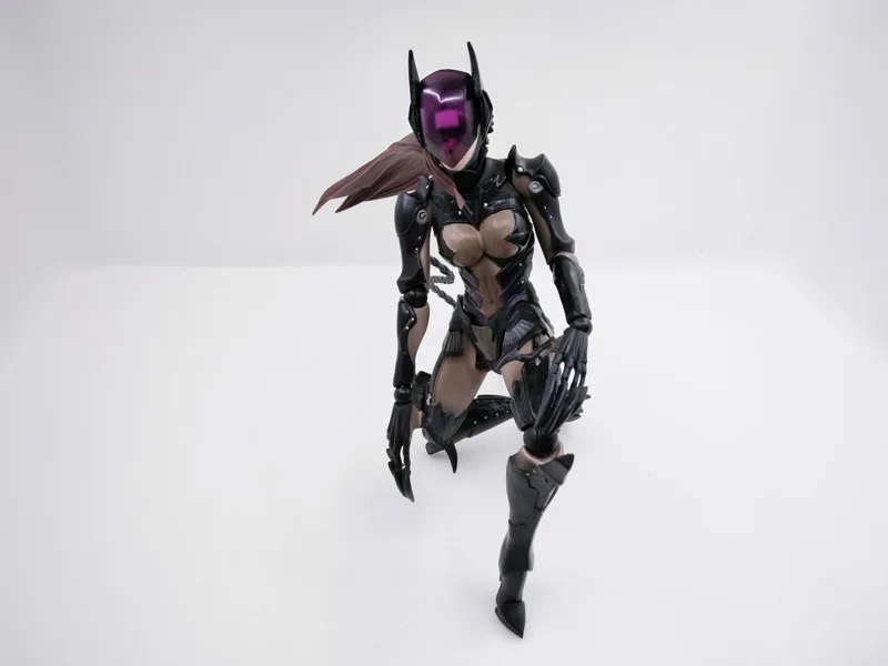  Final Fantasy Dc Comics Play Arts Kai Catwoman Action Figure Tetsuya Nomura NO50