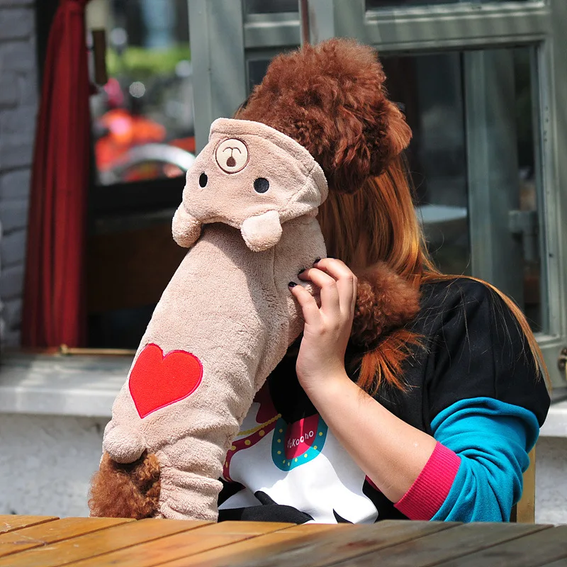 Новинка теплое флисовое пальто для домашних животных зимняя одежда собак милый