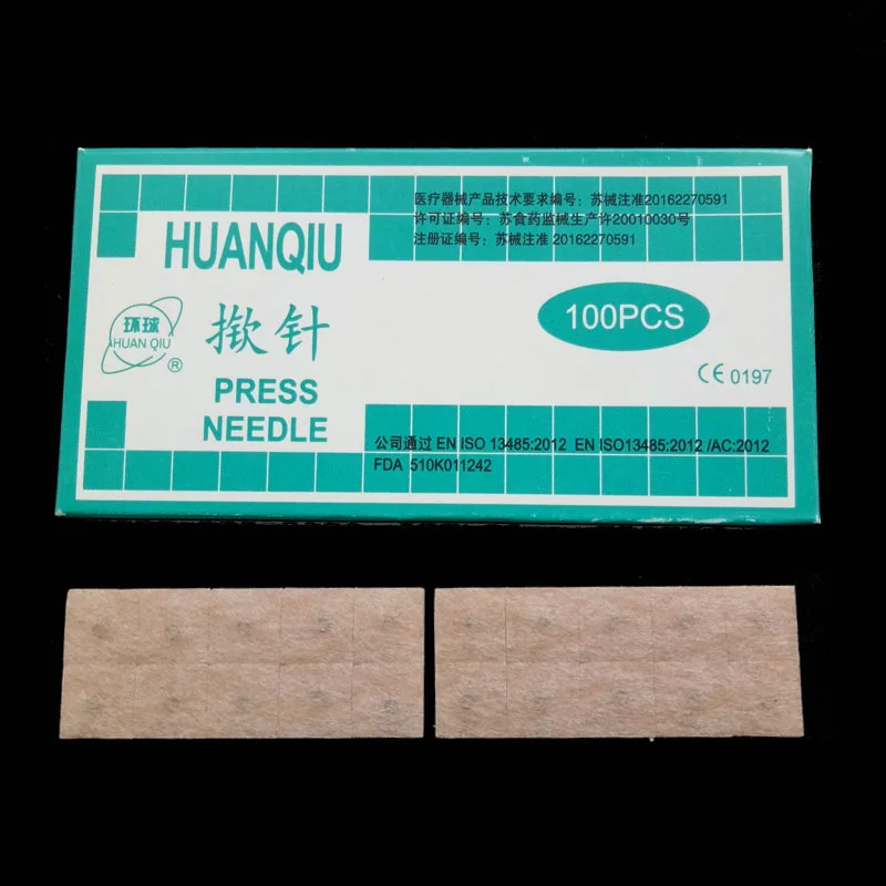 Buy 100 pcs huanqiu ear acupuncture needle press