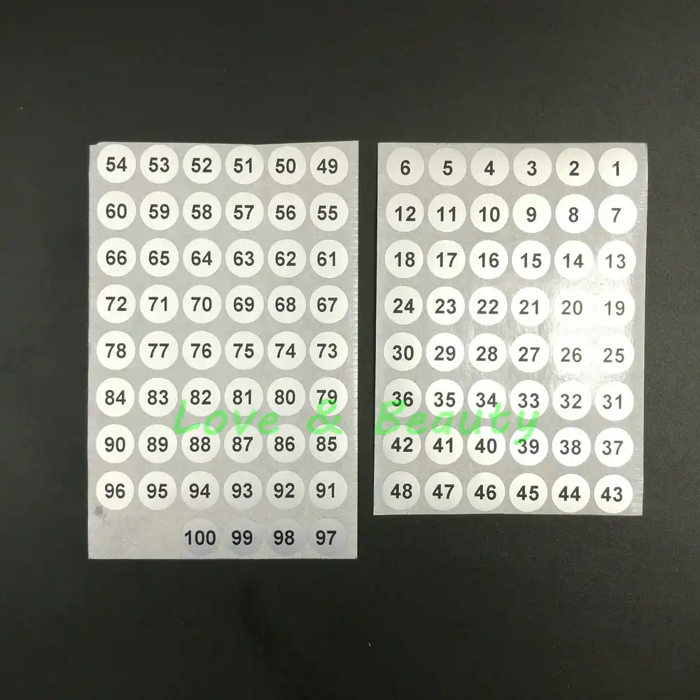 small black circle stickers