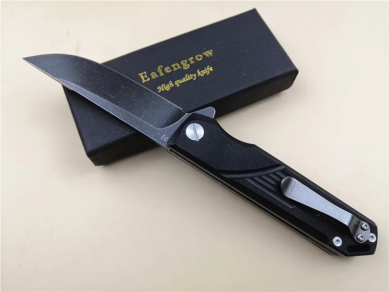 Eafengrow EF72 FOLDING POCKET EDC knife ball bearing D2 camping knife (4)