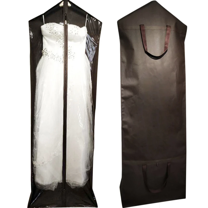 Нетканый материал свадебное платье пылезащитный мешок вечернее платье пылезащитный чехол свадебная одежда висячая сумка для хранения Одежда печатный логотип