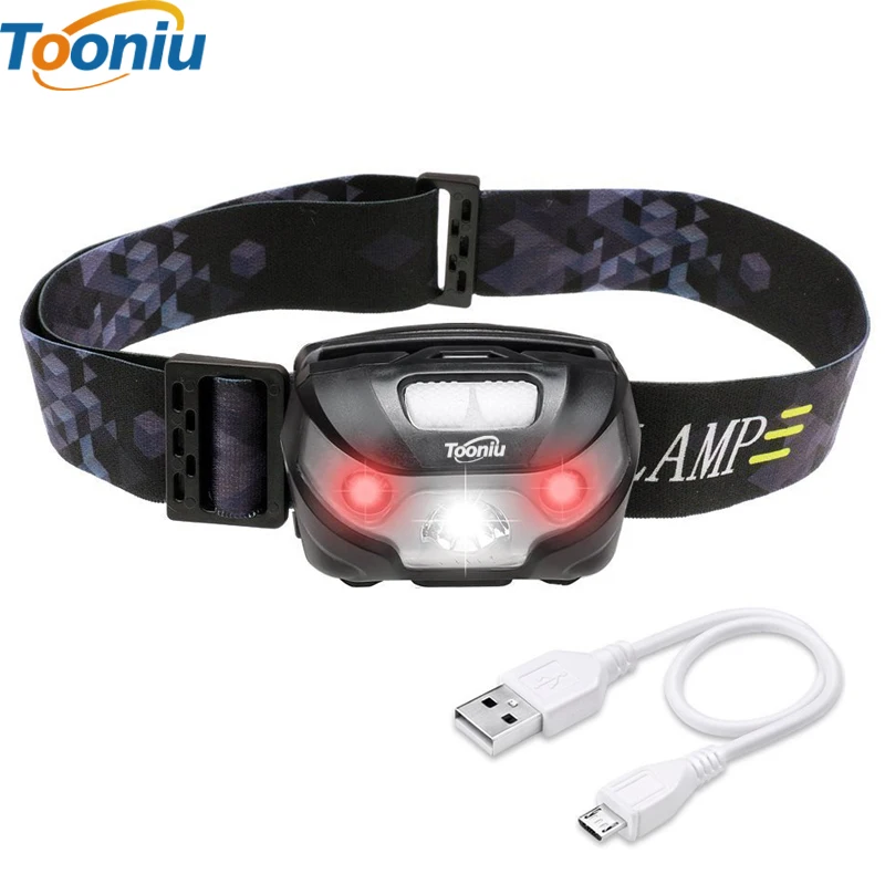 Koop Koplamp LED Oplaadbare Running Koplampen USB CREE 5 w Koplamp Perfect voor Vissen Wandelen Camping Reading Wandelen