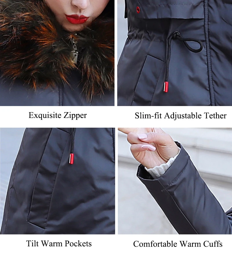 Новое поступление, модная женская зимняя куртка, двухсторонняя, можно носить, Женское пальто, пальто, теплая, женская, длинная, Зимняя парка