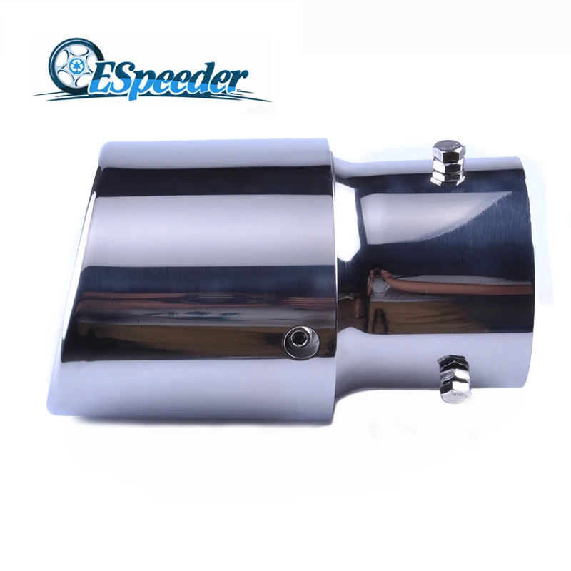 ESPEEDER Universal Auto font b Car b font Stainless Steel font b Exhaust b font Tip
