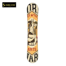Professional All Mountain Customized Wooden font b Snowboards b font With Carbon Fiber P TEX And