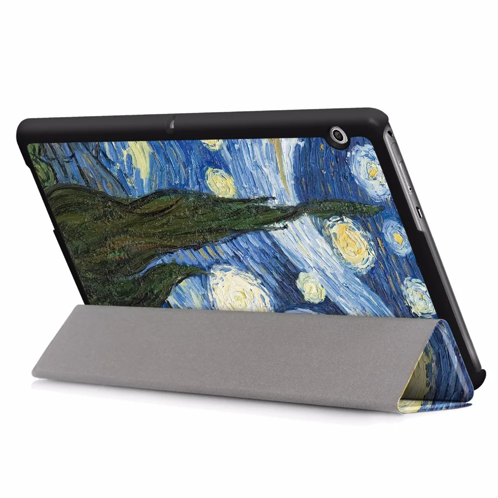 Gligle принт кожаный чехол для 9," huawei MediaPad T3 10 AGS-L09 AGS-L03 50 компл./лот+ экран DHL