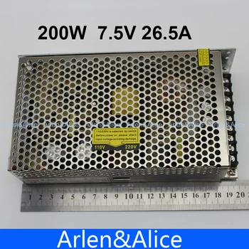 

200W 7.5V 26.5A Single Output Switching power supply for LED Strip light AC to DC