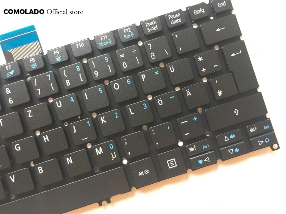  GR German Keyboard For Acer V5-122 122P V5-132 132P V13 V3-371 E11 E3-112 E3-111 BackLit Laptop Key