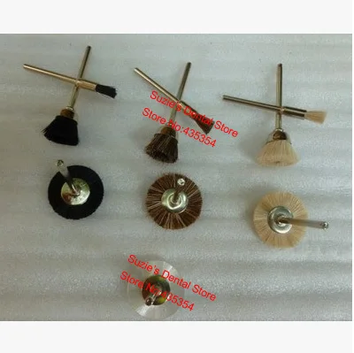 

50pcs Assorted Brush Polishing Wheel Polishers for Rotary Tools Shank 2.35mm 5 Each Type