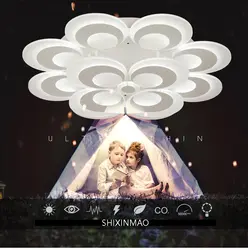 Ультратонкий Светодиодный оригинальный акриловый Прямоугольный светильник для гостиной Потолочные лампы для спальни Apple diamond