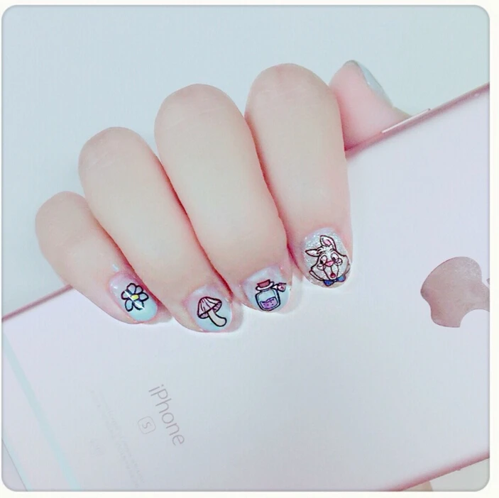 5 листов 3D наклейки для ногтей смешанные цветные дизайнерские наклейки для ногтей Переводные картинки корейский женский макияж водные тату Маникюр Инструмент DLS229-242