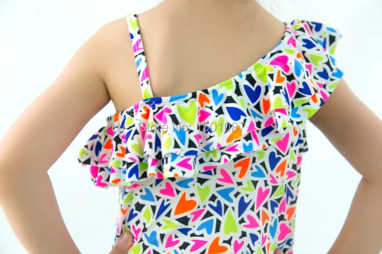 Novo Colorido Do Bebê Crianças Swimsuit Meninas