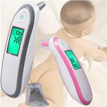 5 шт./лот CE Бесконтактный ухо/ЛОБНЫЙ термометр ЖК-цифровой лазерный инфракрасный термометр температуры для ребенка или взрослых