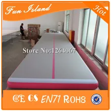 12x2 м Высокое качество 0,9 мм ПВХ надувной воздушный трюк мат, надувной воздушный сушильный трек для гимнастического обучения