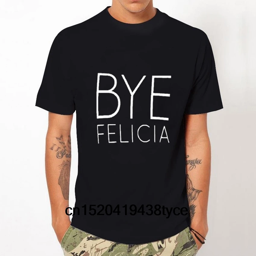 Новая мужская футболка высокого качества с принтом BYE FELICIA хипстерская классная
