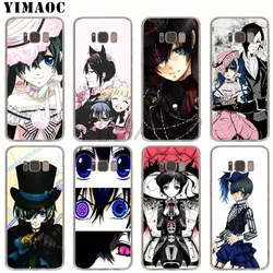 YIMAOC Japanese Black дворецкий куросицудзи мягкий чехол для Galaxy A5 A6 A8 J3 J5 J7 ЕС Версия S7 край S8 S9 плюс Примечание 8 9 крышка