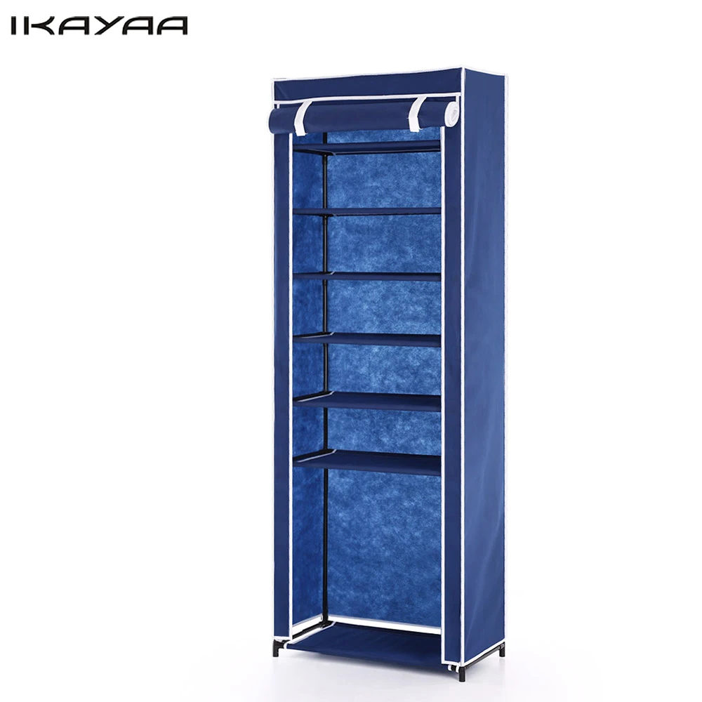 Ikayaa Us Fr Stock Shoe Racks Organizer 7 Tier Fabric Shoes Rack