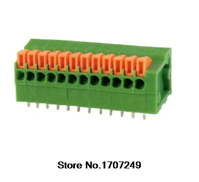 Клеммы для соединения 50 шт. 2/3/4/5/6/7/8/9/20/2 54 мм|spring connector|2p spring connectorconnector block |